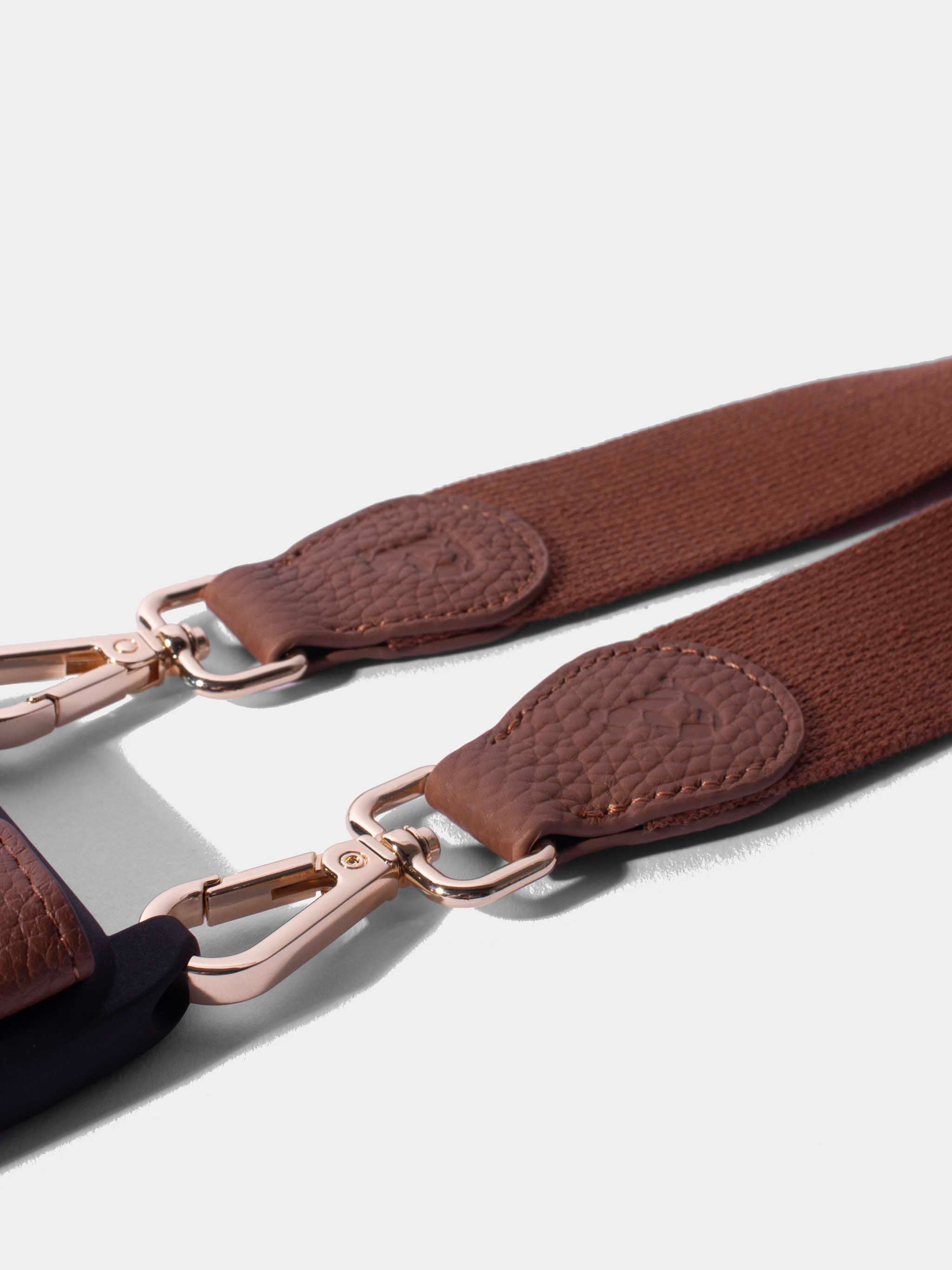 iPhone Hoesje met Hailey Premium Koord Bruin