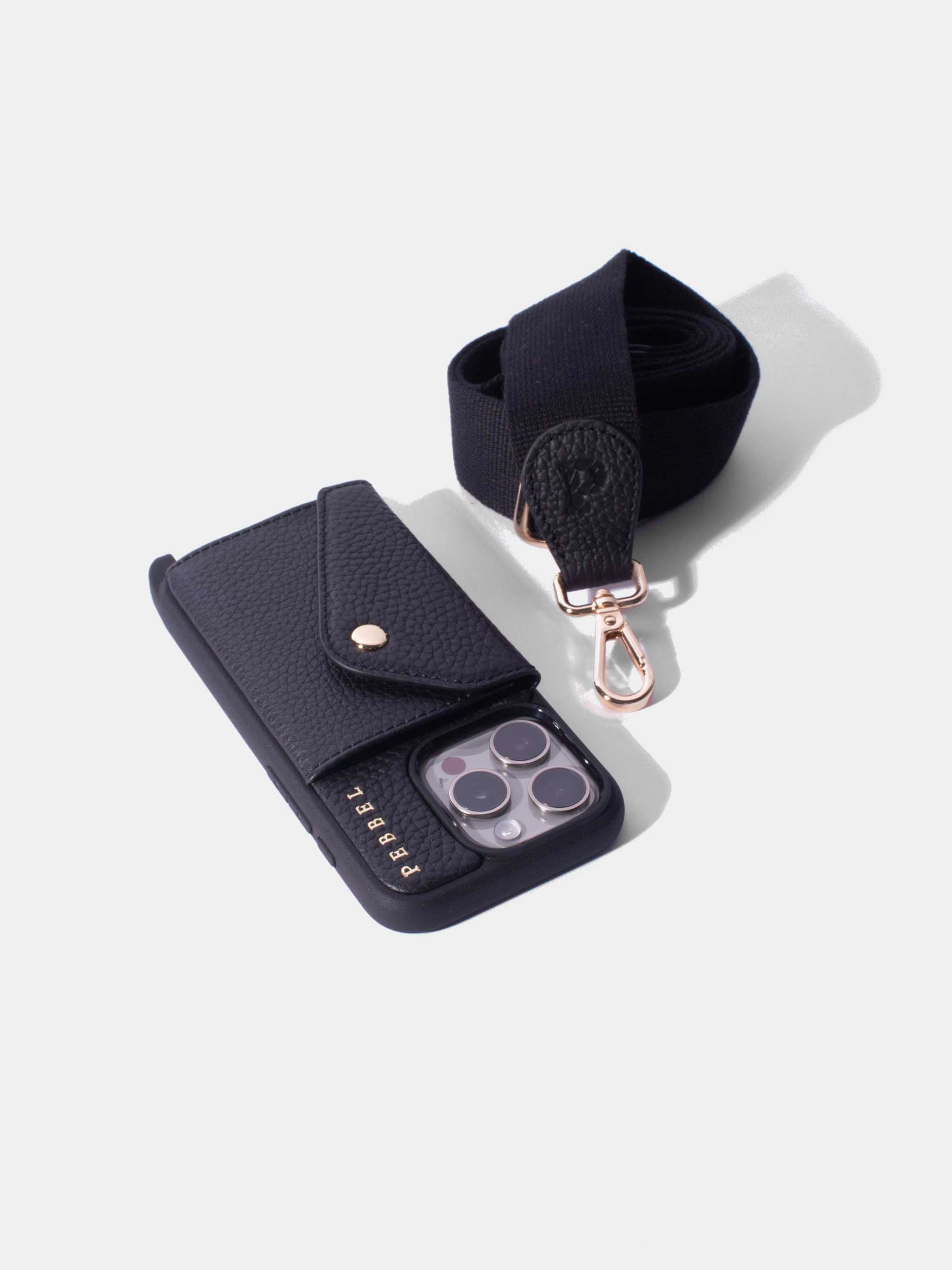 iPhone Hoesje met Hailey Premium Koord Zwart