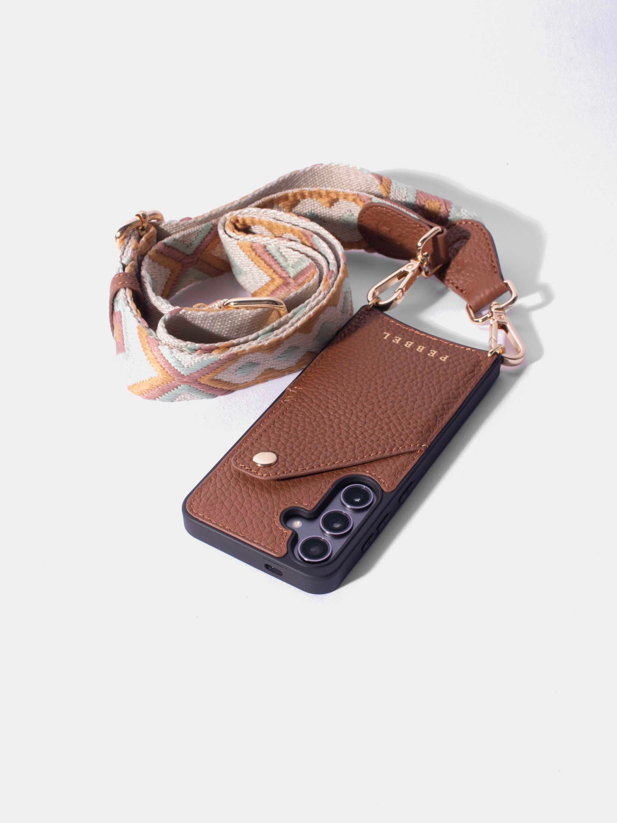 iPhone Hoesje met Indie Koord Bruin