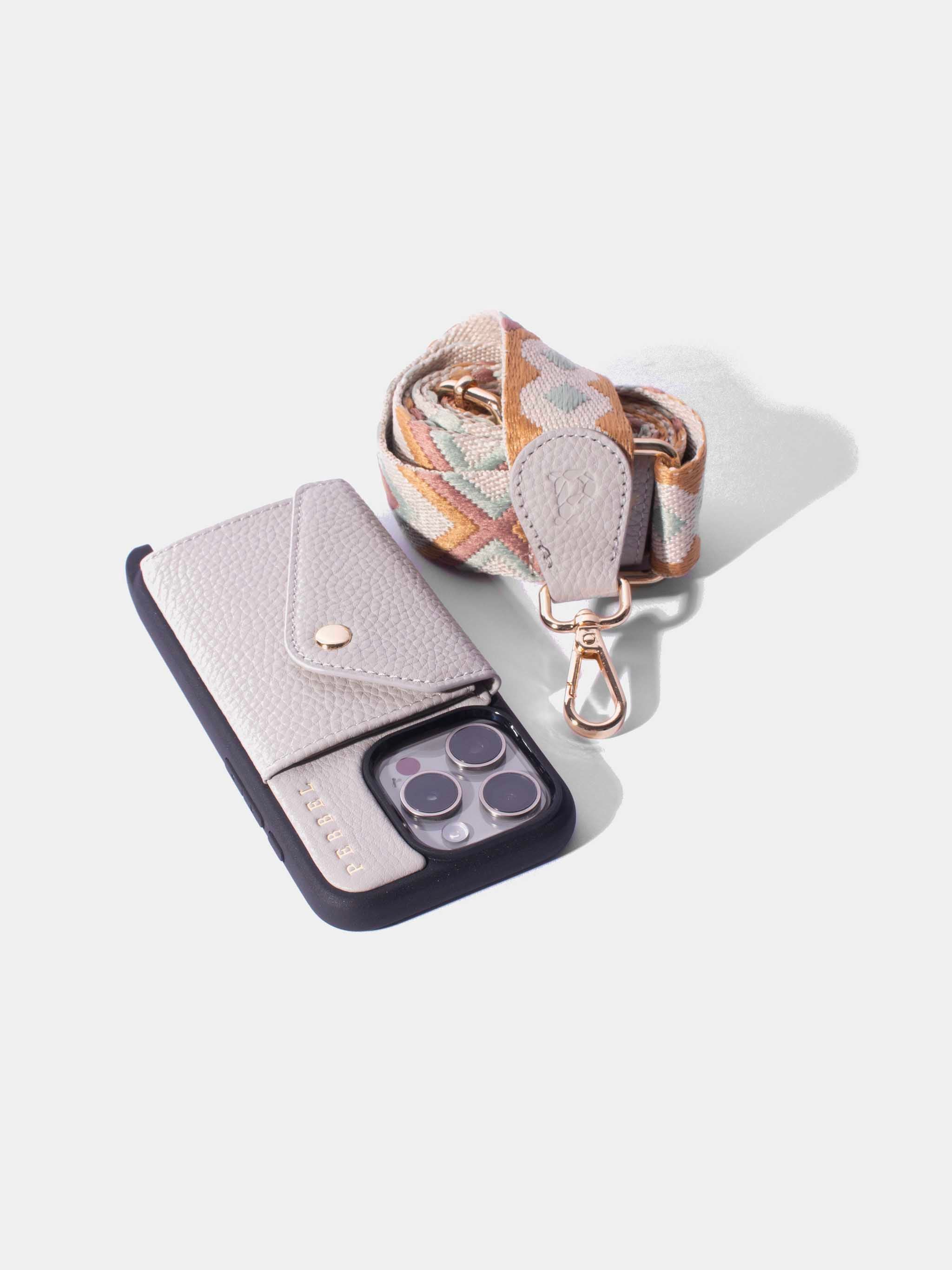 iPhone Hoesje met Indie Koord Greige