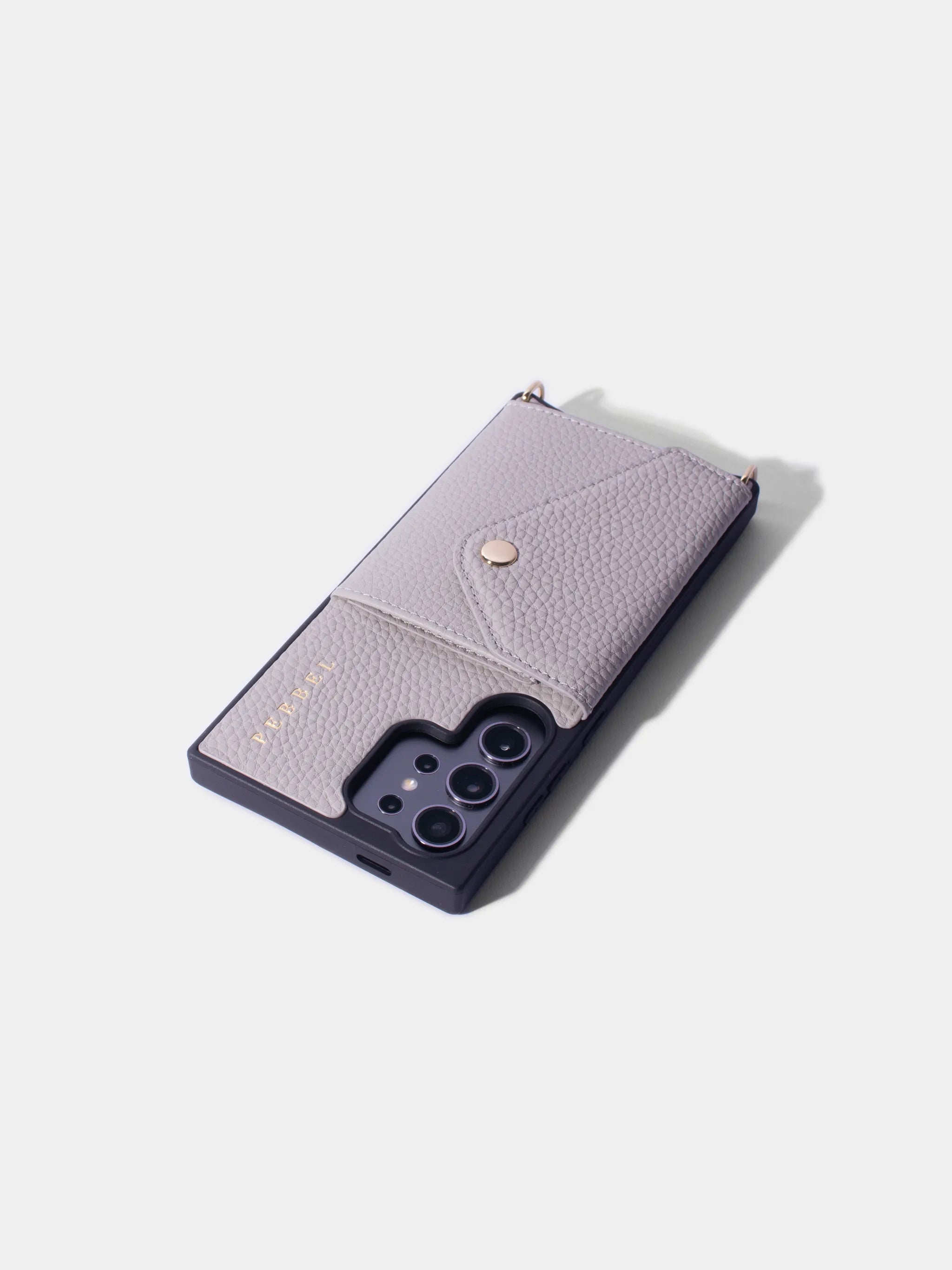 Samsung S23 Ultra Hoesje met koord Greige