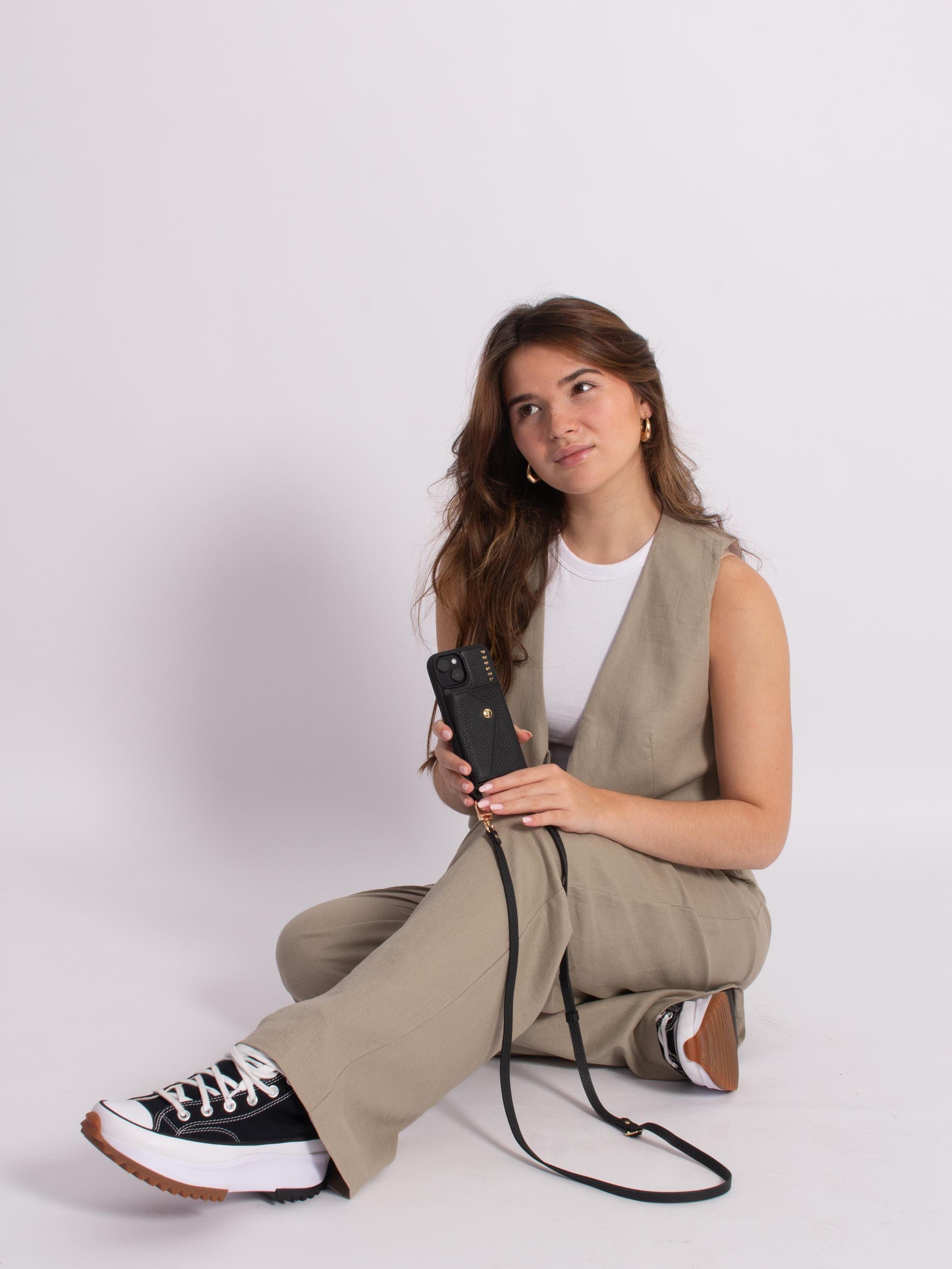 Pebbel Samsung Hoesje Zwart